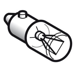 1 pcs : DL1CE012 - CLEAR INCANDESCENT BULB WITH BA9