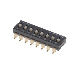 1 pcs : DM08 - SWITCH SLIDE DIP SPST 0.025A 24V