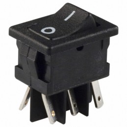 1 pcs : DM61J12S205PQ - SWITCH ROCKER DPDT 10A 125V