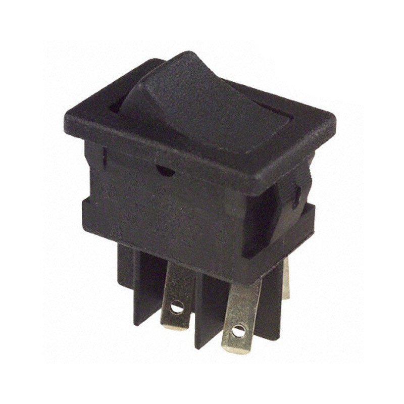 1 pcs : DM62J12S205Q - SWITCH ROCKER DPST 10A 125V