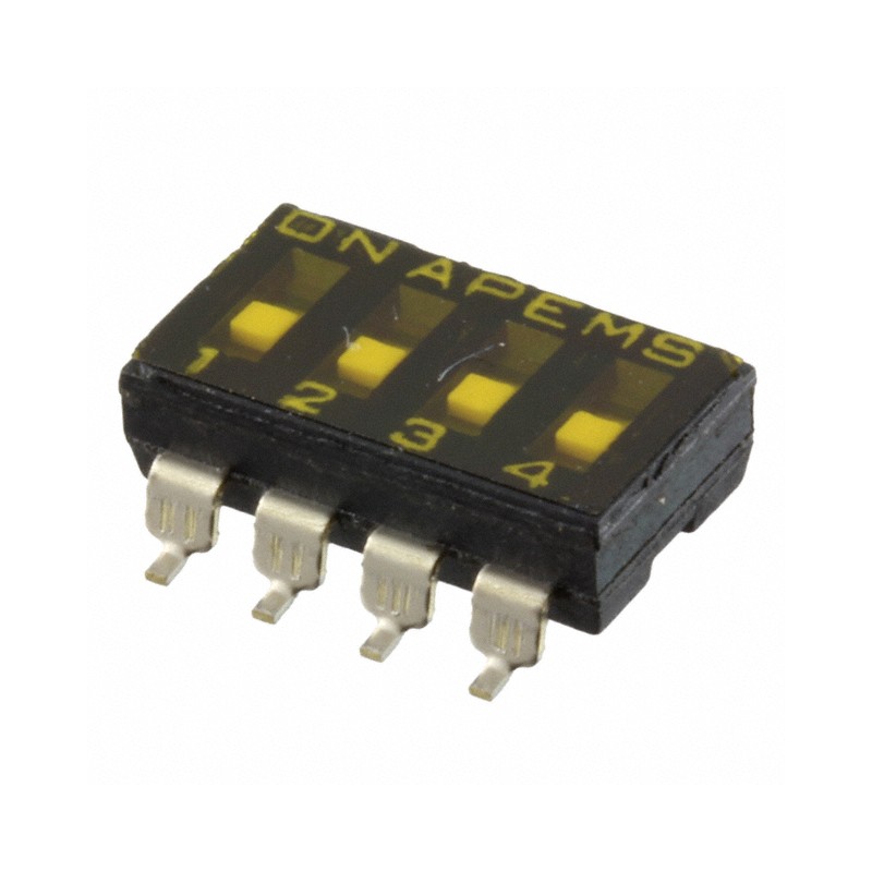 1 pcs : DMR04TTR - SWITCH SLIDE DIP SPST 0.025A 24V