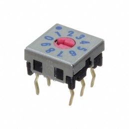 1 pcs : DRS7110C - SW ROTARY DIP BCD COMP 0.03A 15V