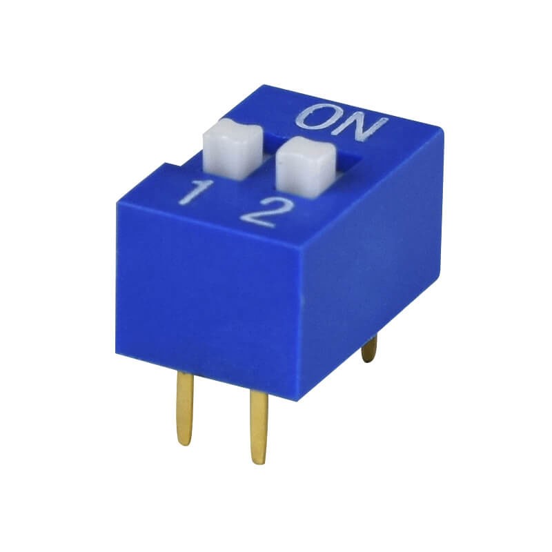 1 pcs : DS01-254-S-02BE - SWITCH SLIDE DIP SPST 0.025A 24V