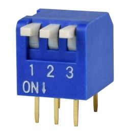 1 pcs : DS02C-254-1L-03BE - SWITCH PIANO DIP SPST 0.025A 24V