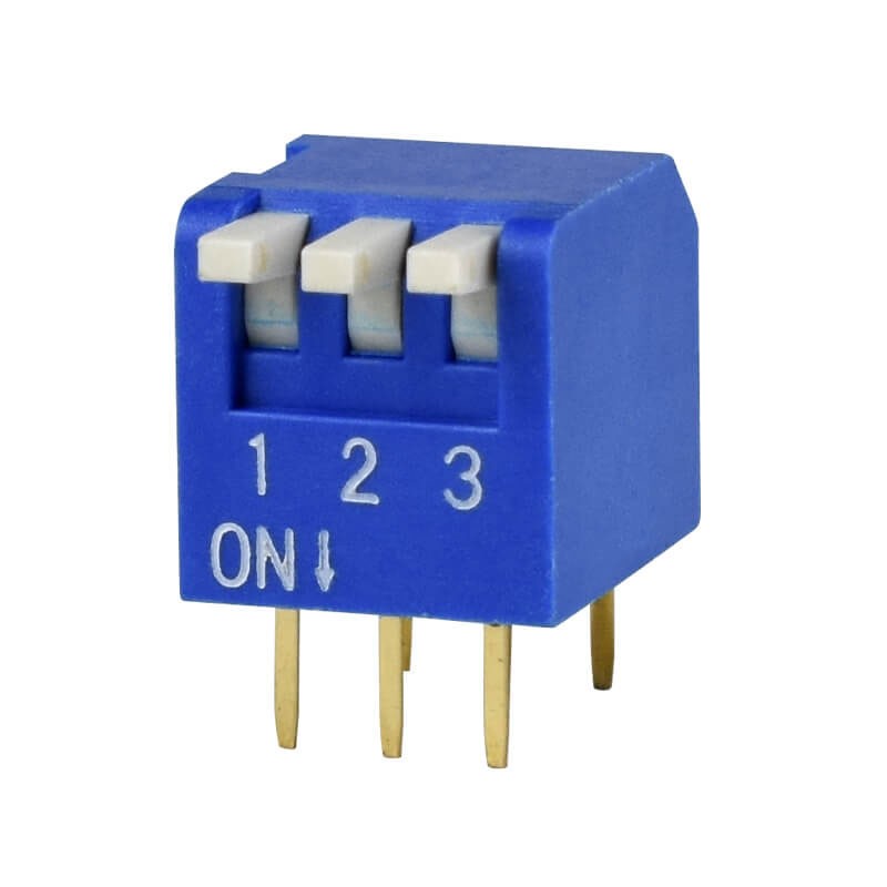 1 pcs : DS02C-254-1L-03BE - SWITCH PIANO DIP SPST 0.025A 24V