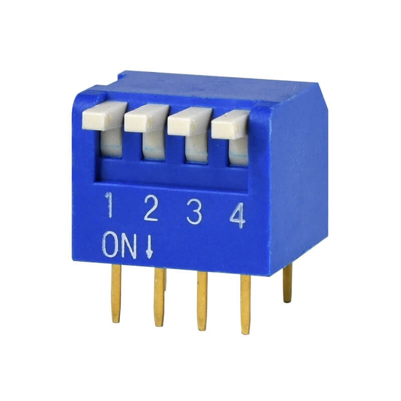 1 pcs : DS02C-254-1L-04BE - SWITCH PIANO DIP SPST 0.025A 24V