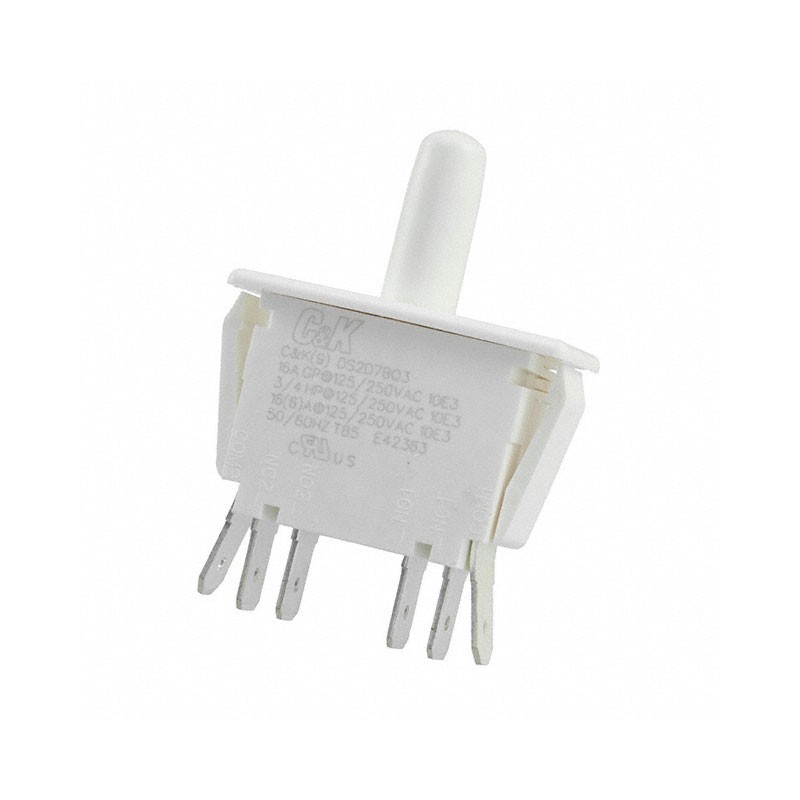 1 pcs : DS2D7BQ3 - SWITCH SNAP ACTION DPDT 16A 125V