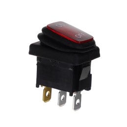 1 pcs : DSR2215RD612 - SWITCH ROCKER SPDT 16A 12V