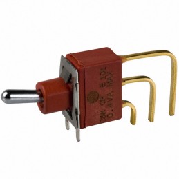 1 pcs : E101MD1AV2BE - SWITCH TOGGLE SPDT 0.4VA 20V
