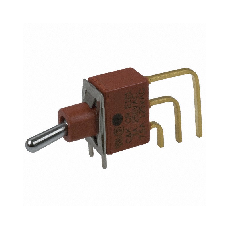 1 pcs : E101MD1AV2GE - SWITCH TOGGLE SPDT 7.5A 125V