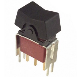 1 pcs : E105J1V3BE2 - SWITCH ROCKER SPDT 0.4VA 20V