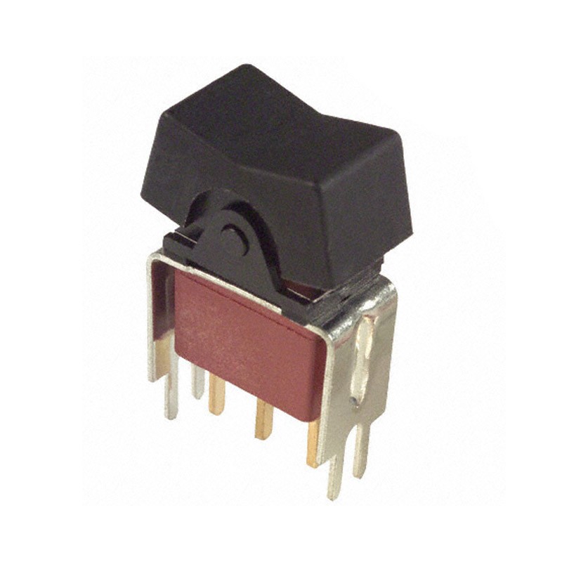 1 pcs : E105J1V3BE2 - SWITCH ROCKER SPDT 0.4VA 20V