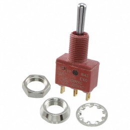 1 pcs : E105SYZQE - SWITCH TOGGLE SPDT 7.5A 125V