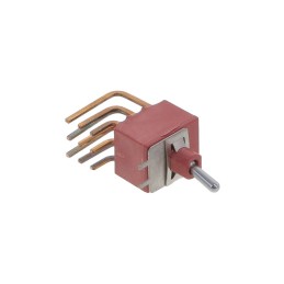 1 pcs : E201MD1AQE - SWITCH TOGGLE DPDT 7.5A 125V