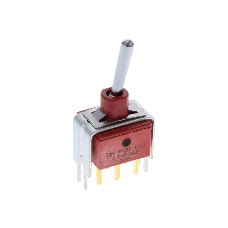1 pcs : E201SD1V3BE - SWITCH TOGGLE DPDT 0.4VA 20V
