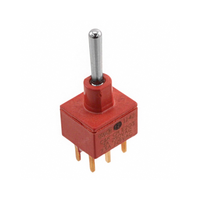 1 pcs : E203SD1CQE - SWITCH TOGGLE DPDT 7.5A 125V