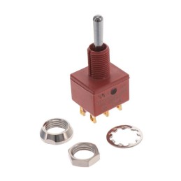 1 pcs : E203SYZQE - SWITCH TOGGLE DPDT 7.5A 125V