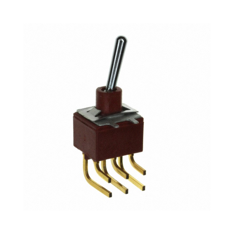 1 pcs : E208SD1ABE - SWITCH TOGGLE DPDT 0.4VA 20V