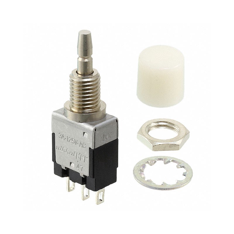 1 pcs : EB2011-BB - SWITCH PUSHBUTTON SPDT 3A 125V