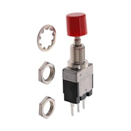 1 pcs : EB2011P-BC - SWITCH PUSHBUTTON SPDT 3A 125V