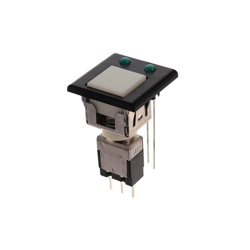 1 pcs : EB2011P-B-J23AFF - SWITCH PUSHBUTTON SPDT 3A 125V