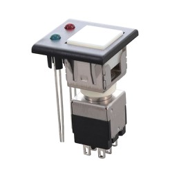 1 pcs : EB2061-B-J33ACF - SWITCH PUSHBUTTON DPDT 3A 125V