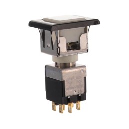 1 pcs : EB2061G-B-J21A - SWITCH PUSHBUTTON DPDT 0.4VA 28V