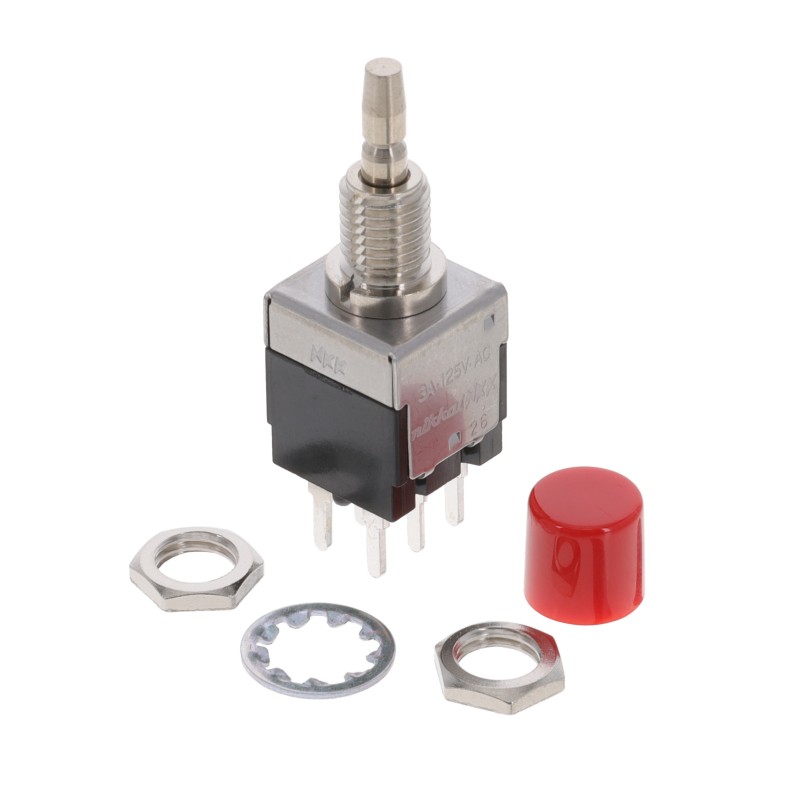 1 pcs : EB2061P-BC - SWITCH PUSHBUTTON DPDT 3A 125V