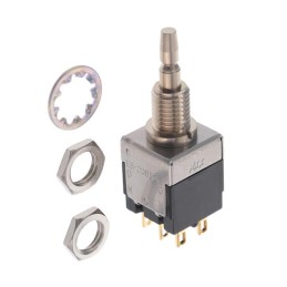 1 pcs : EB2085G - SWITCH PUSHBUTTON DPDT 0.4VA 28V
