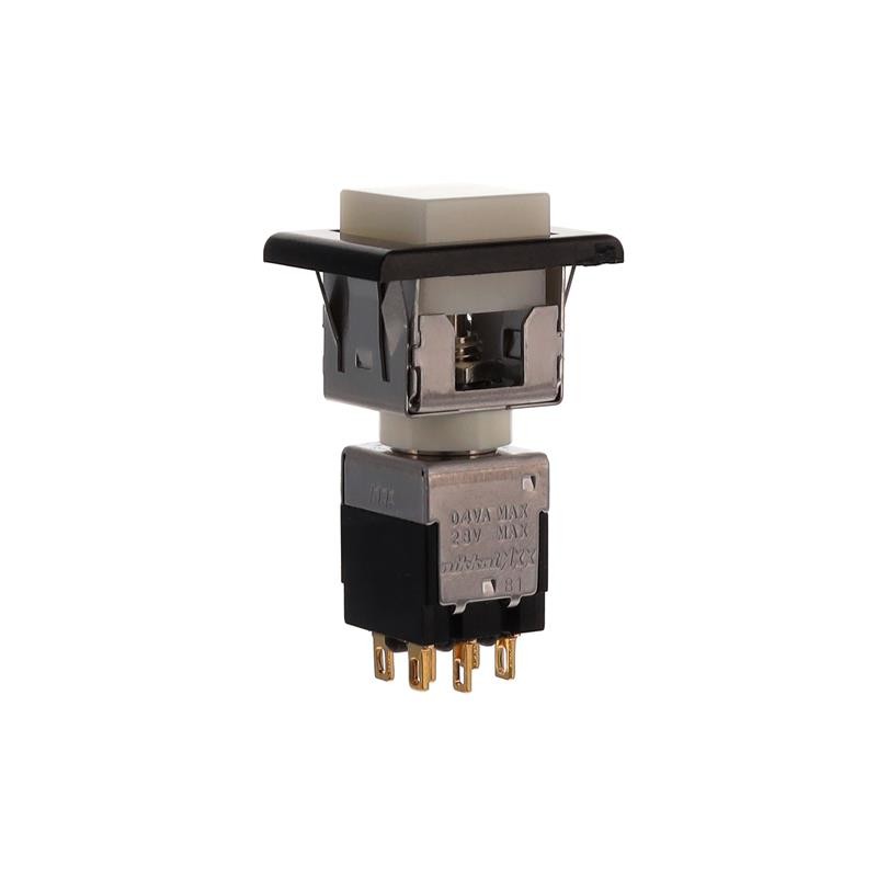 1 pcs : EB2085G-B-J51A - SWITCH PUSHBUTTON DPDT 0.4VA 28V