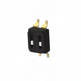 1 pcs : EDS02SGRSTR04Q - SWITCH SLIDE DIP SPST 0.025A 24V