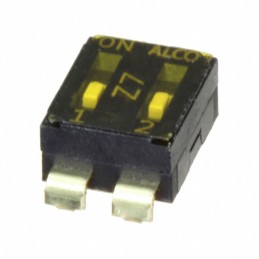 1 pcs : EDS02SNRSTU04Q - SWITCH SLIDE DIP SPST 0.025A 24V