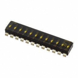 1 pcs : EDS12SNRSTU04Q - SWITCH SLIDE DIP SPST 0.025A 24V