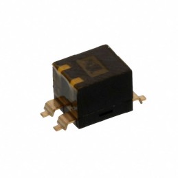 1 pcs : EDSP02SGRNSTR04 - SWITCH PIANO DIP SPST 0.025A 24V