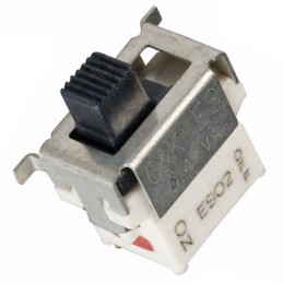 1 pcs : ES02MSABE - SWITCH SLIDE SPST 0.4VA 20V