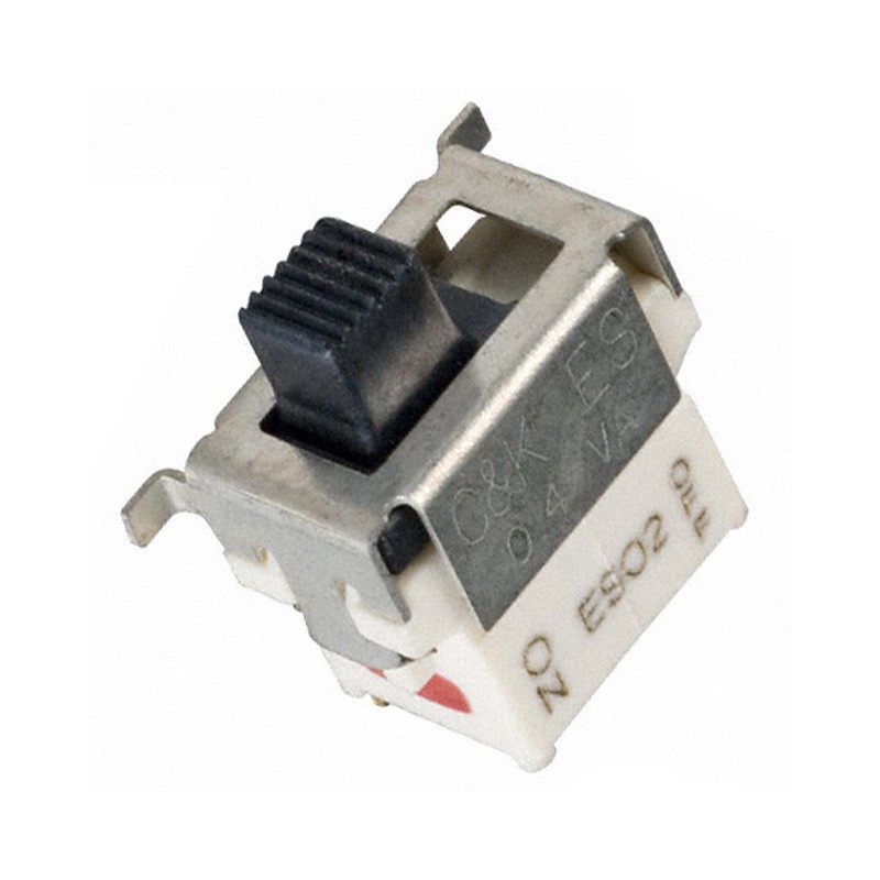 1 pcs : ES02MSABE - SWITCH SLIDE SPST 0.4VA 20V