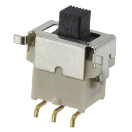 1 pcs : ES03MSABE - SWITCH SLIDE SPDT 0.4VA 20V