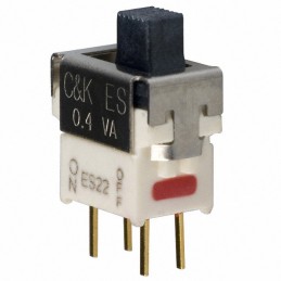 1 pcs : ES22MCBE - SWITCH SLIDE DPST 0.4VA 20V