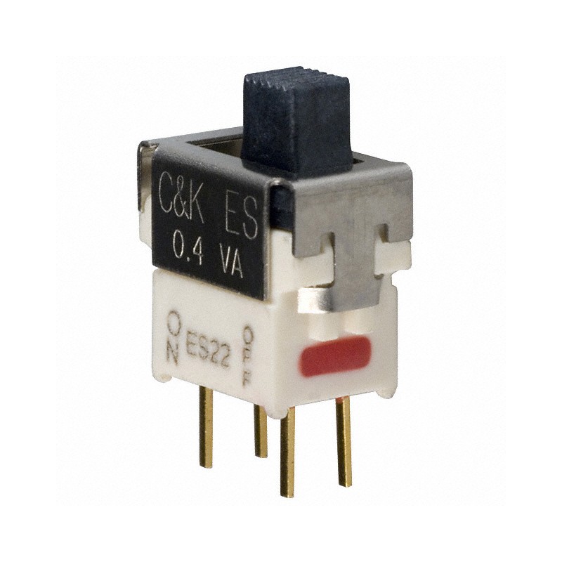 1 pcs : ES22MCBE - SWITCH SLIDE DPST 0.4VA 20V