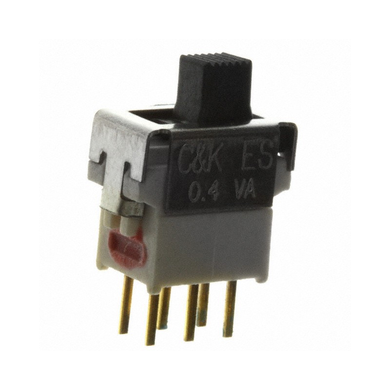 1 pcs : ES23MCBE - SWITCH SLIDE DPDT 0.4VA 20V