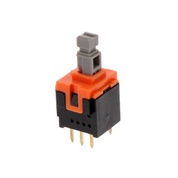 1 pcs : ESB-30B103 - SWITCH PUSH DPDT 0.2A 14V