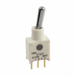 1 pcs : ET03LD1CBE - SWITCH TOGGLE SPDT 0.4VA 20V