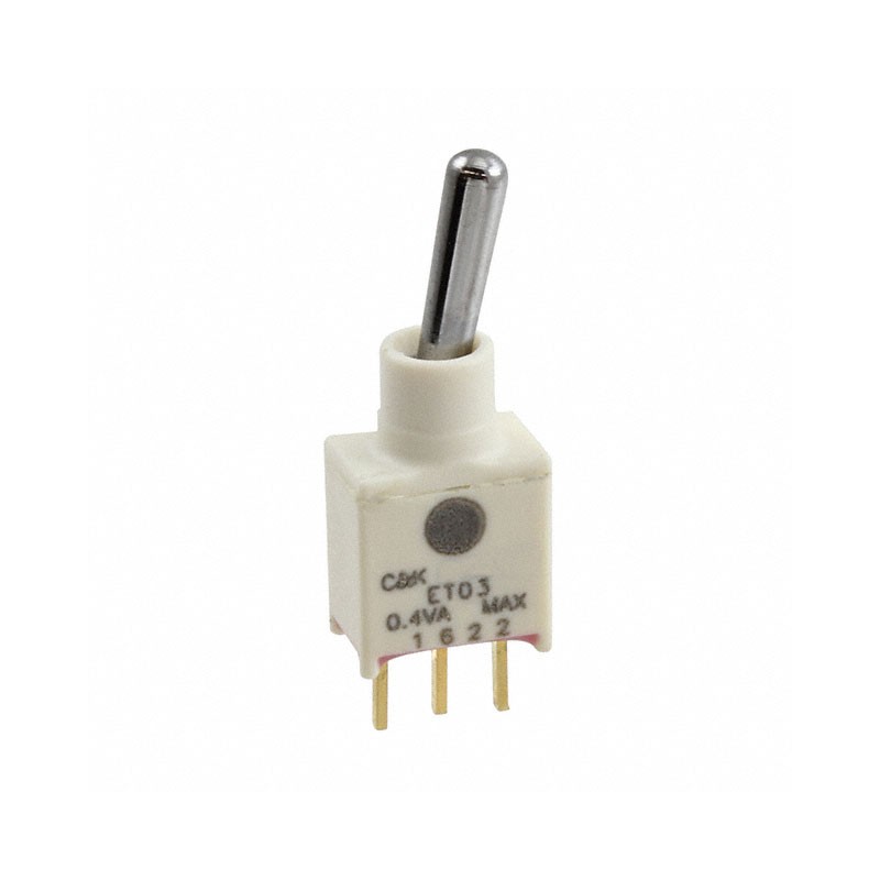 1 pcs : ET03LD1CBE - SWITCH TOGGLE SPDT 0.4VA 20V