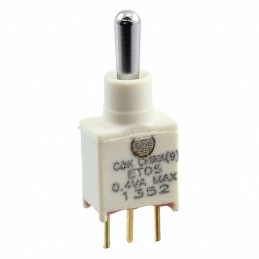 1 pcs : ET05MD1CBE - SWITCH TOGGLE SPDT 0.4VA 20V