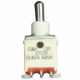 1 pcs : ET05MD1SAPE - SWITCH TOGGLE SPDT 0.4VA 20V