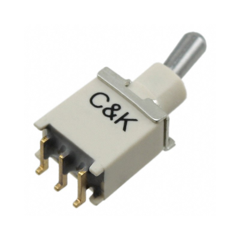 1 pcs : ET08MD1SA1BE - SWITCH TOGGLE SPDT 0.4VA 20V