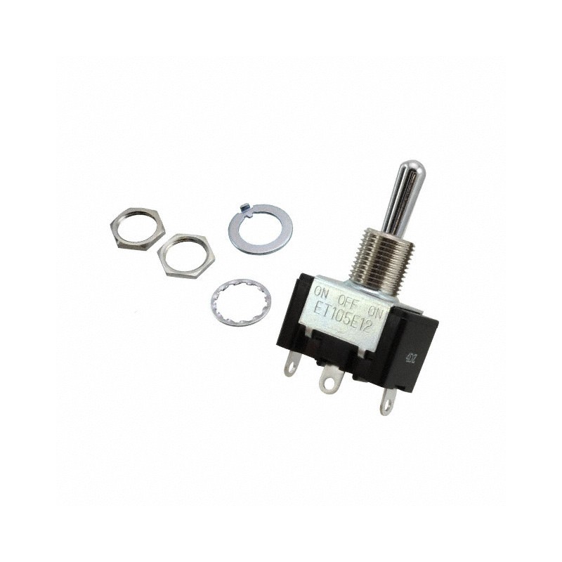 1 pcs : ET105E12-Z - SWITCH TOGGLE SPDT 5A 125V