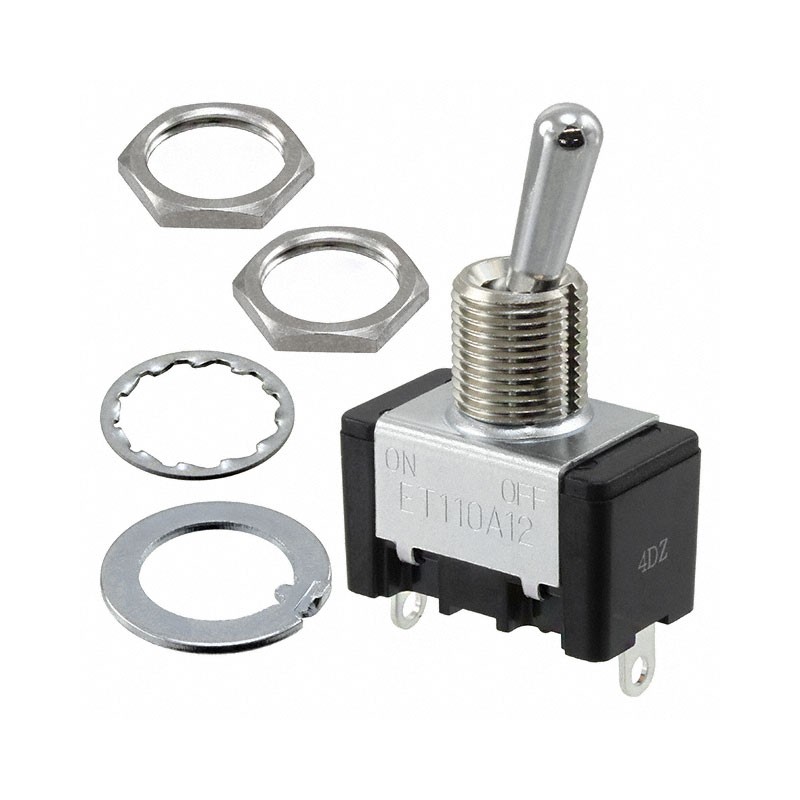 1 pcs : ET110D12-Z - SWITCH TOGGLE SPDT 10A 125V