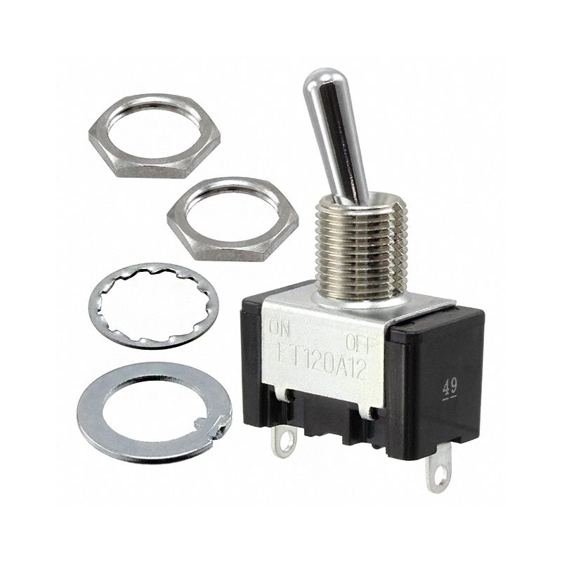 1 pcs : ET120A12-Z - SWITCH TOGGLE SPST 20A 125V
