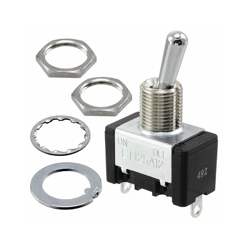 1 pcs : ET125A12-Z - SWITCH TOGGLE SPST 25A 125V